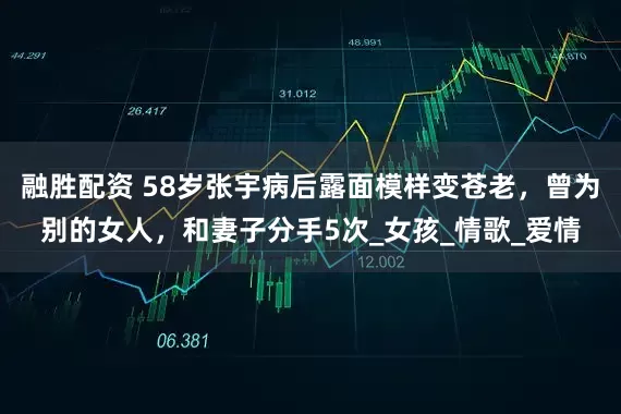 融胜配资 58岁张宇病后露面模样变苍老，曾为别的女人，和妻子分手5次_女孩_情歌_爱情