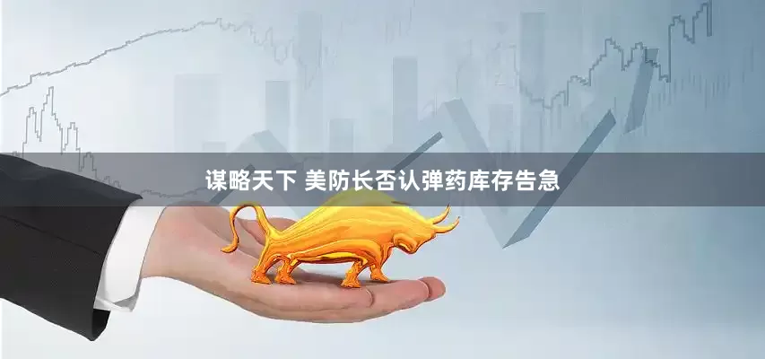 谋略天下 美防长否认弹药库存告急